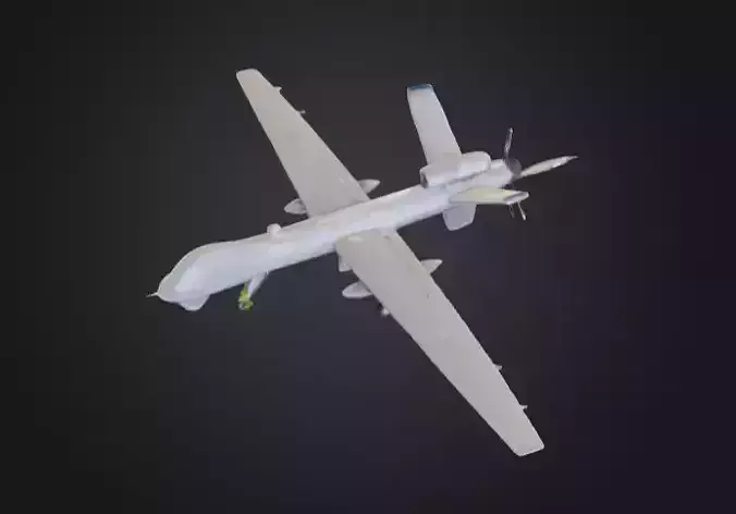 Drone UAV Sky Sentinel Futuristic Low-poly 3D model
