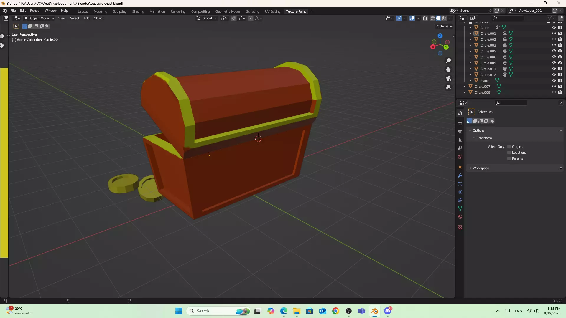 treasure chest my first model 3D model_0
