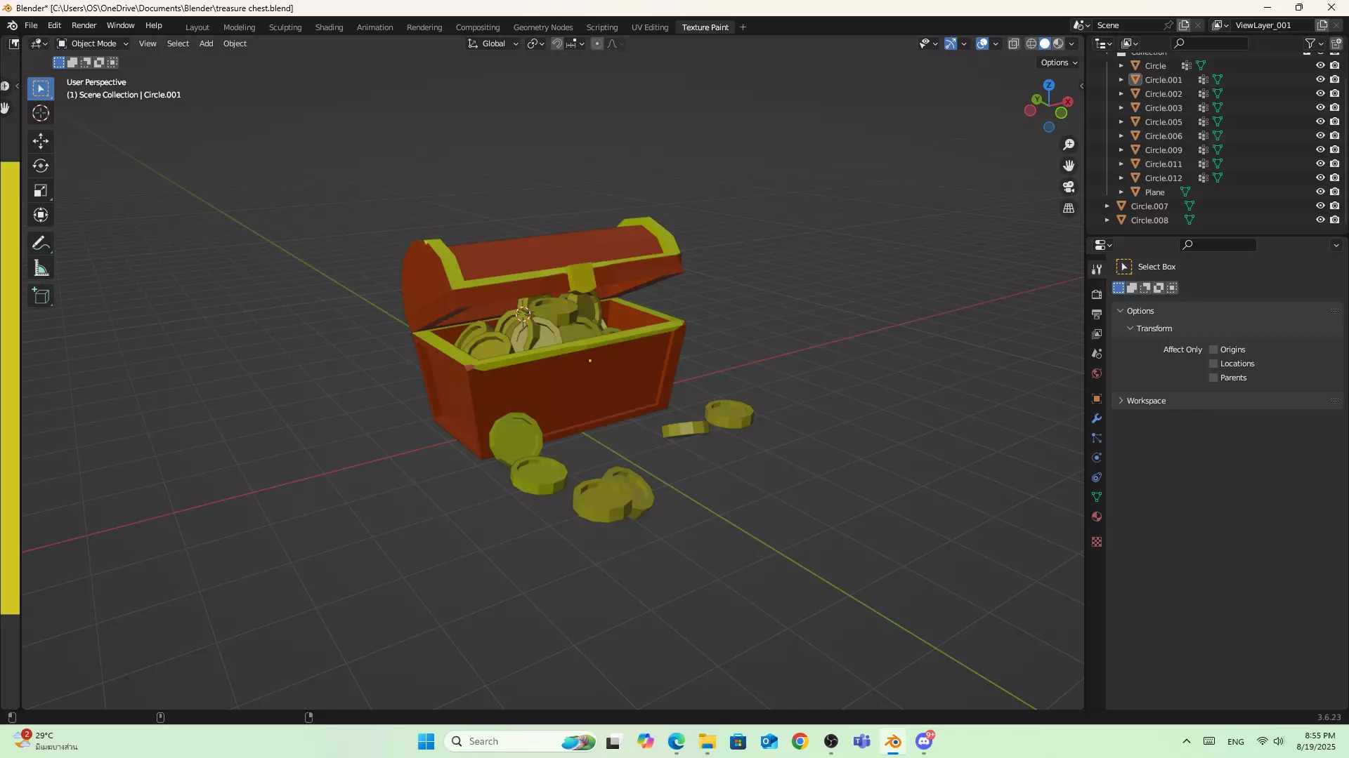 treasure chest my first model 3D model_1