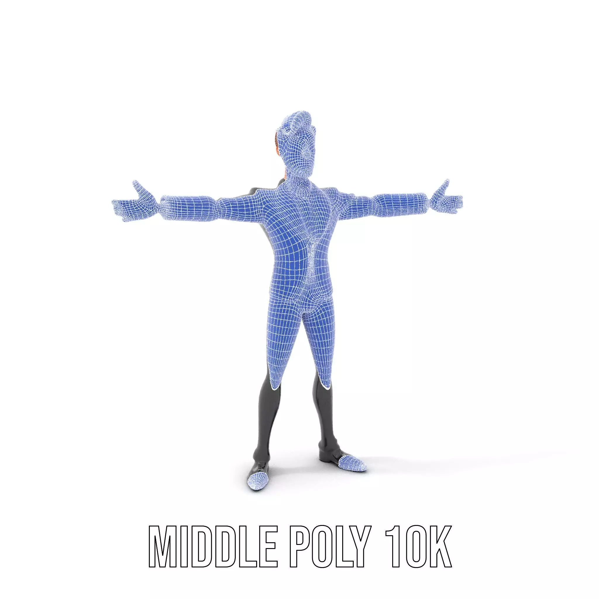 Elegant Tuxedo Cartoon Character Model Pack Low-poly 3D model_21