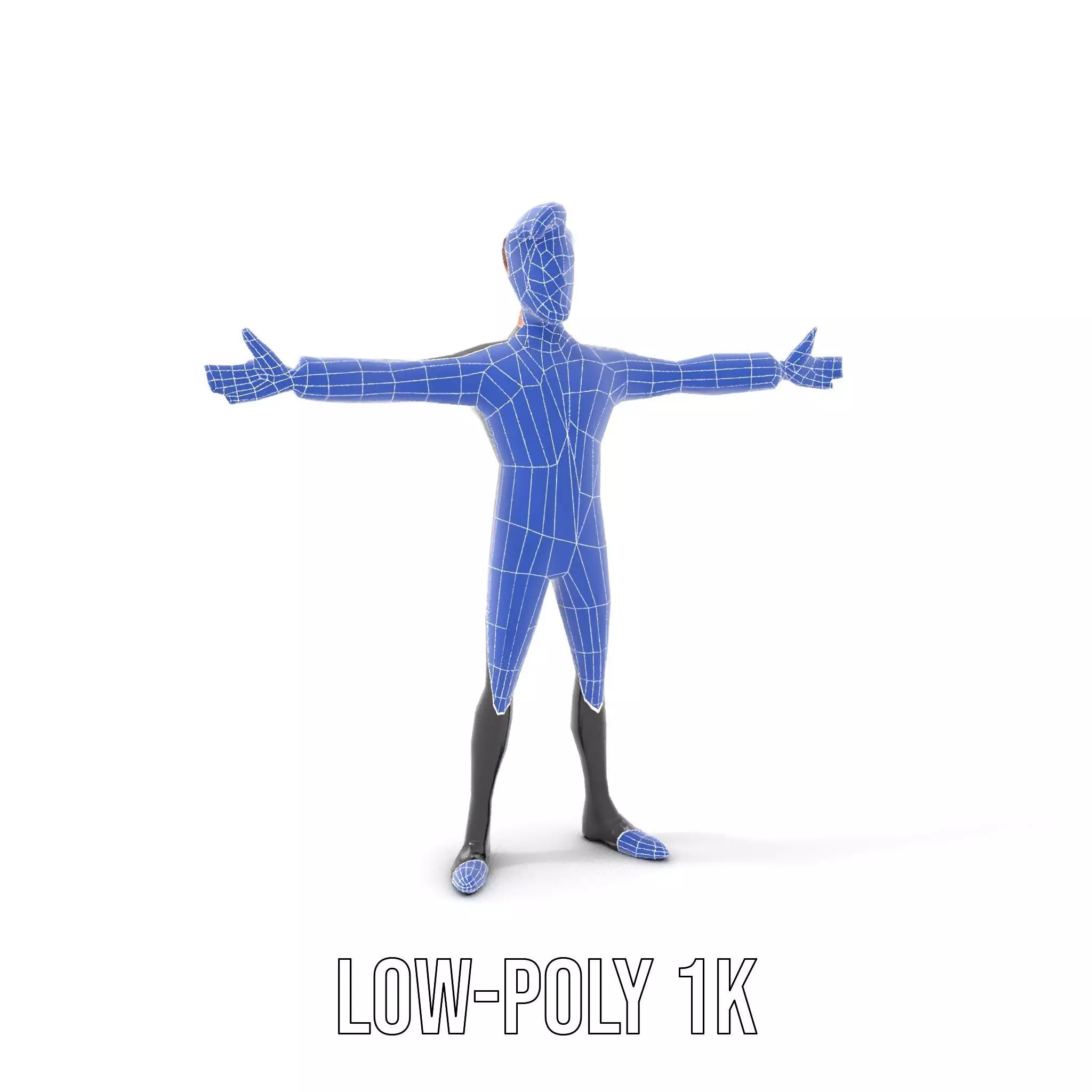 Elegant Tuxedo Cartoon Character Model Pack Low-poly 3D model_22