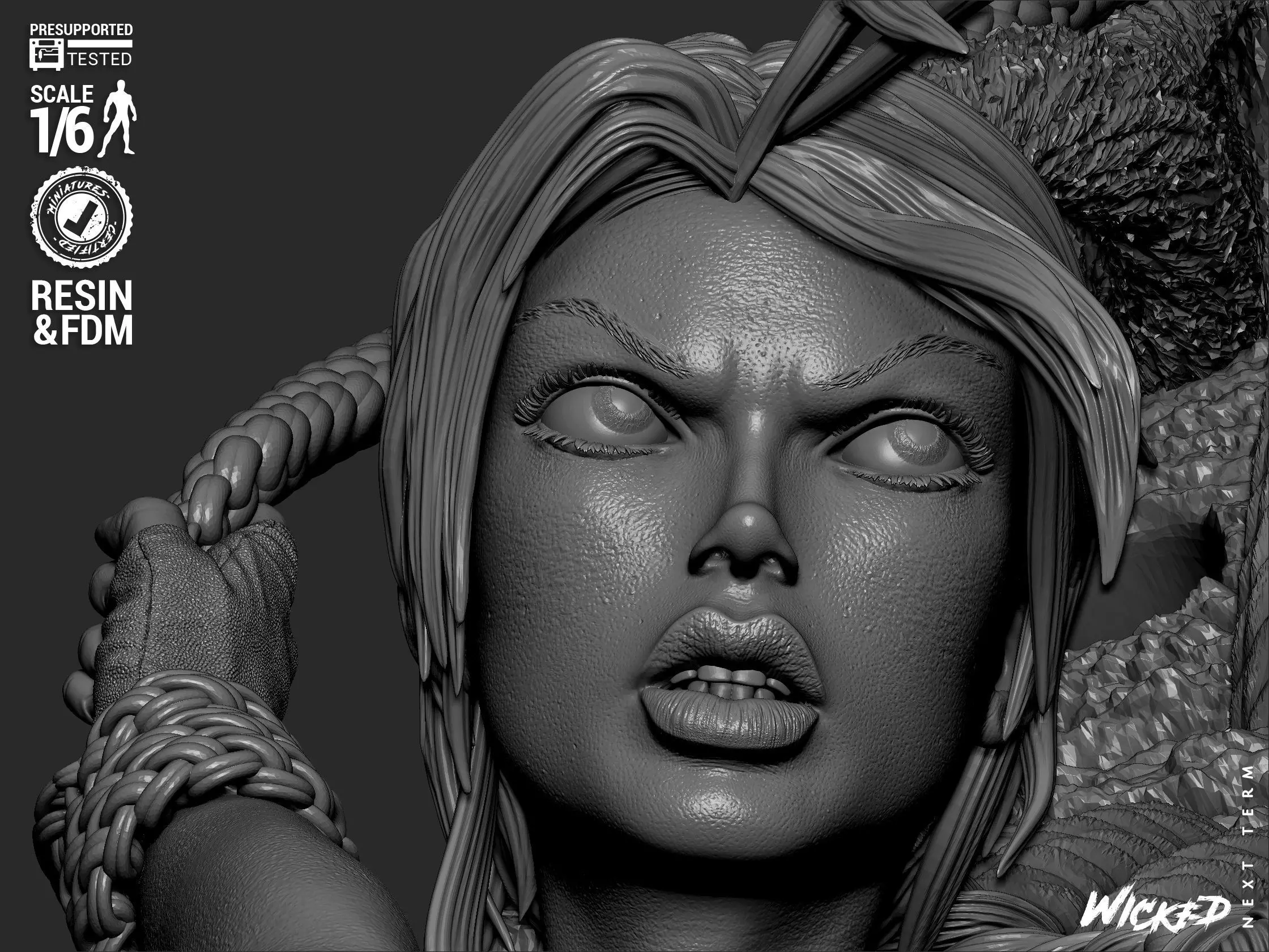 Wicked Video Games Tom Raider Diorama 3D print model_32