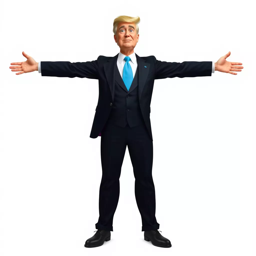 Animated Businessman Character Model Pack with Suit and Tie Low-poly 3D model_2