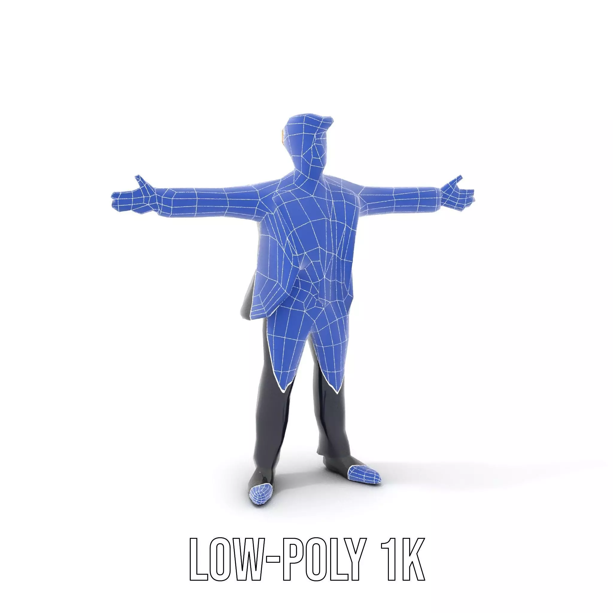 Animated Businessman Character Model Pack with Suit and Tie Low-poly 3D model_11