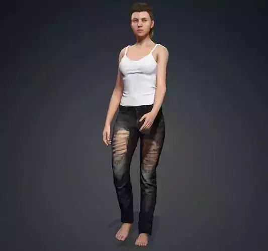 Slim Jeans Female 01