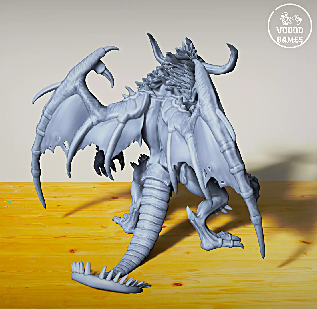 Dragzilla-RETRO STYLE ACTION FIGURE KENNER REACTION 3D print model_2