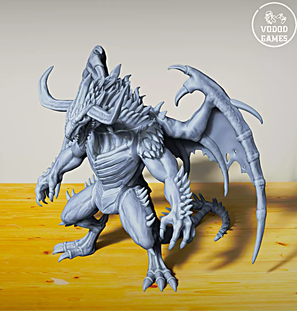 Dragzilla-RETRO STYLE ACTION FIGURE KENNER REACTION 3D print model_1