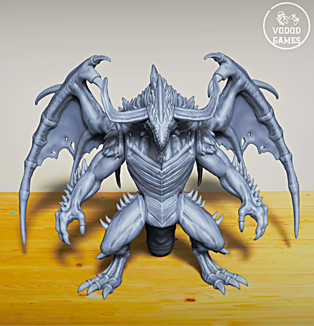 Dragzilla-RETRO STYLE ACTION FIGURE KENNER REACTION 3D print model_0