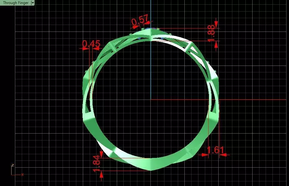 Eternal Twist Full Set Jewelry 3D print model_14