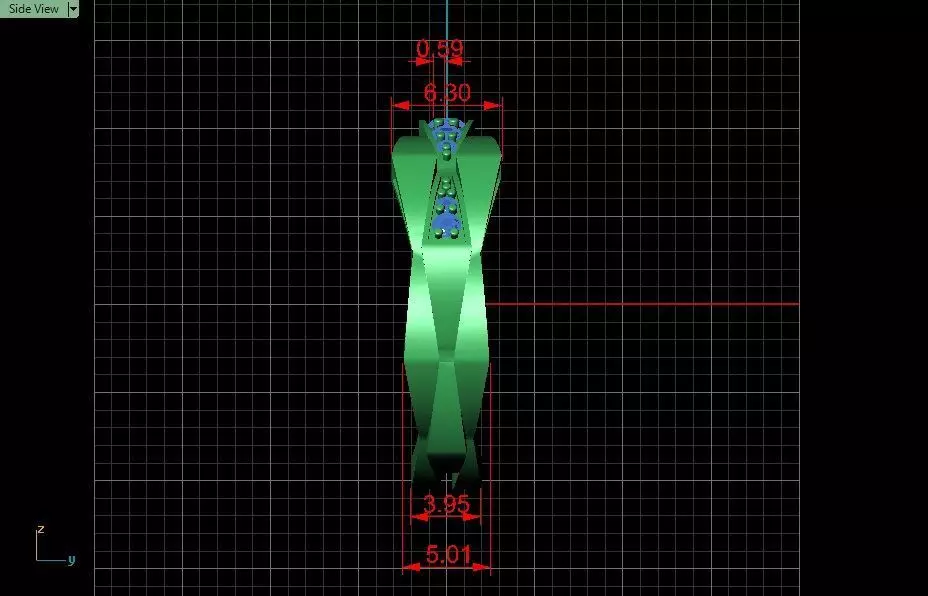 Eternal Twist Full Set Jewelry 3D print model_16