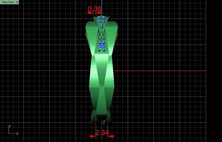 Eternal Twist Full Set Jewelry 3D print model_17