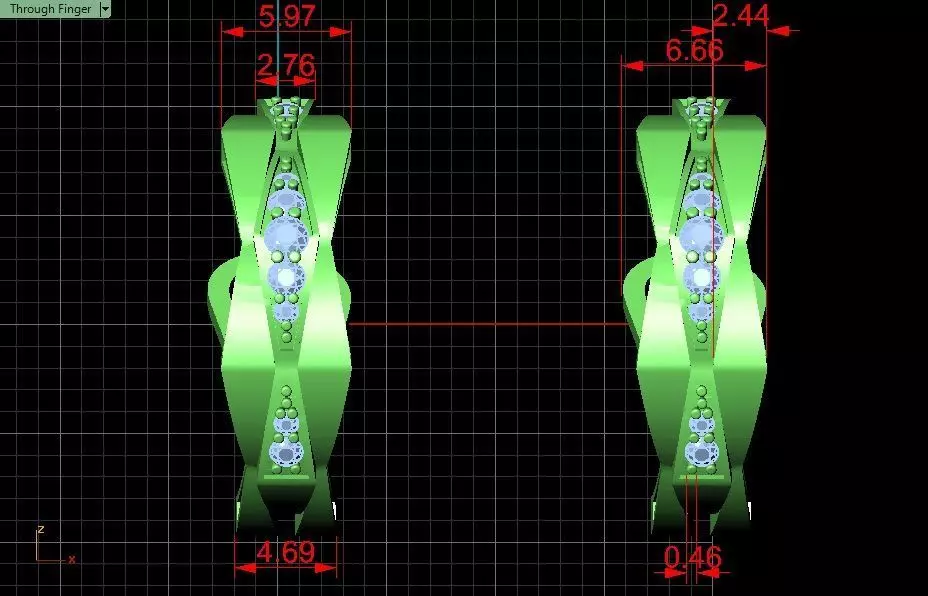 Eternal Twist Full Set Jewelry 3D print model_19