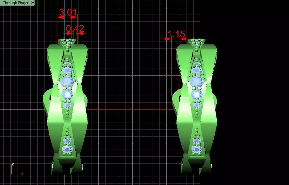 Eternal Twist Full Set Jewelry 3D print model_20