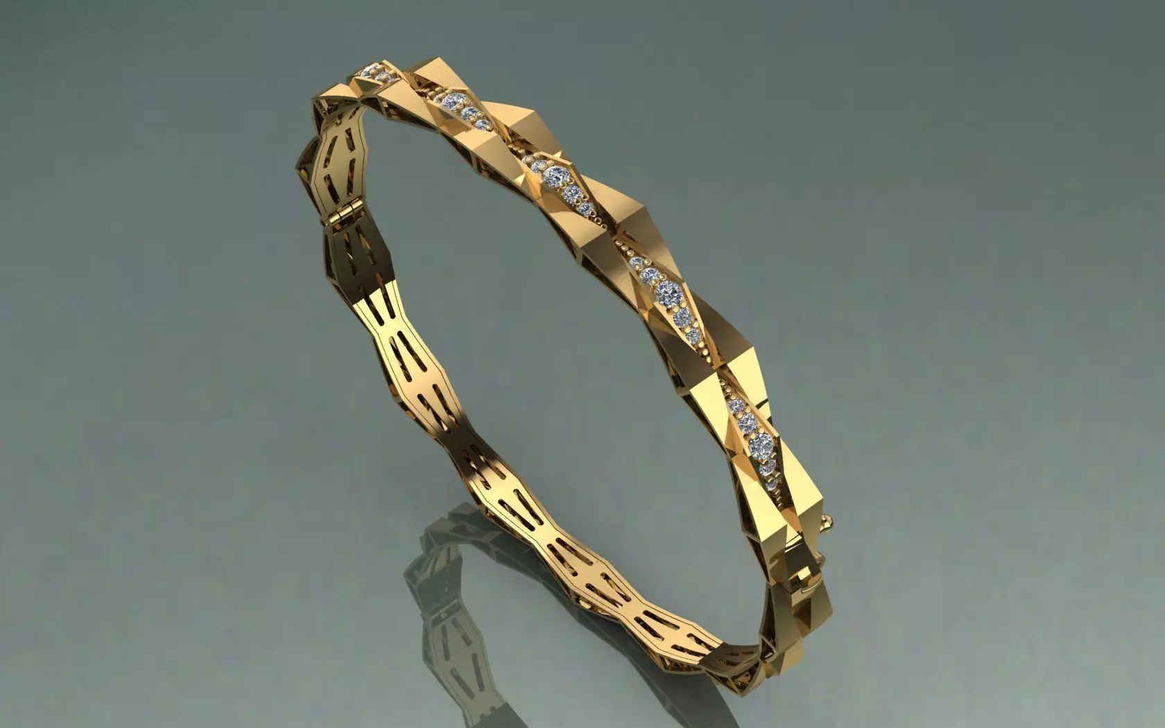 Eternal Twist Full Set Jewelry 3D print model_1