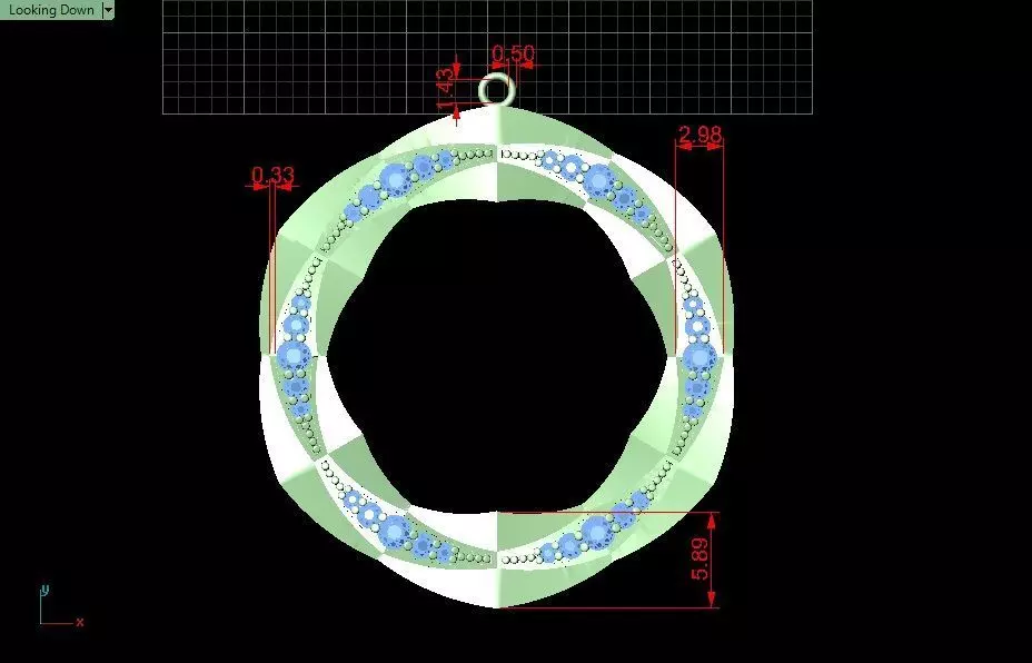 Eternal Twist Full Set Jewelry 3D print model_24