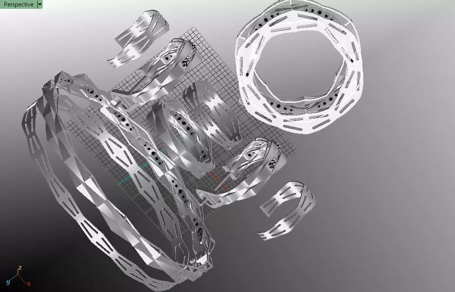 Eternal Twist Full Set Jewelry 3D print model_28