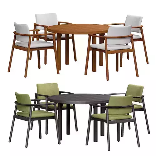 DINING ARMCHAIR Low-poly 3D model