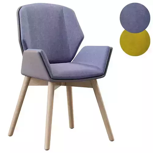 BOSS DESIGN Kruze Chair Low-poly 3D model