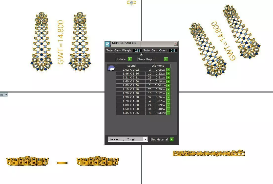 FASION EARING 3D model_1