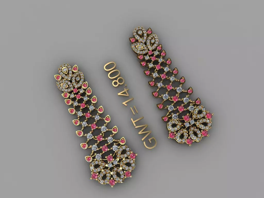 FASION EARING 3D model_3