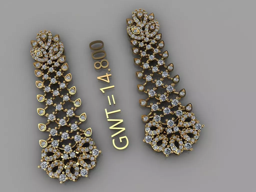FASION EARING 3D model_5