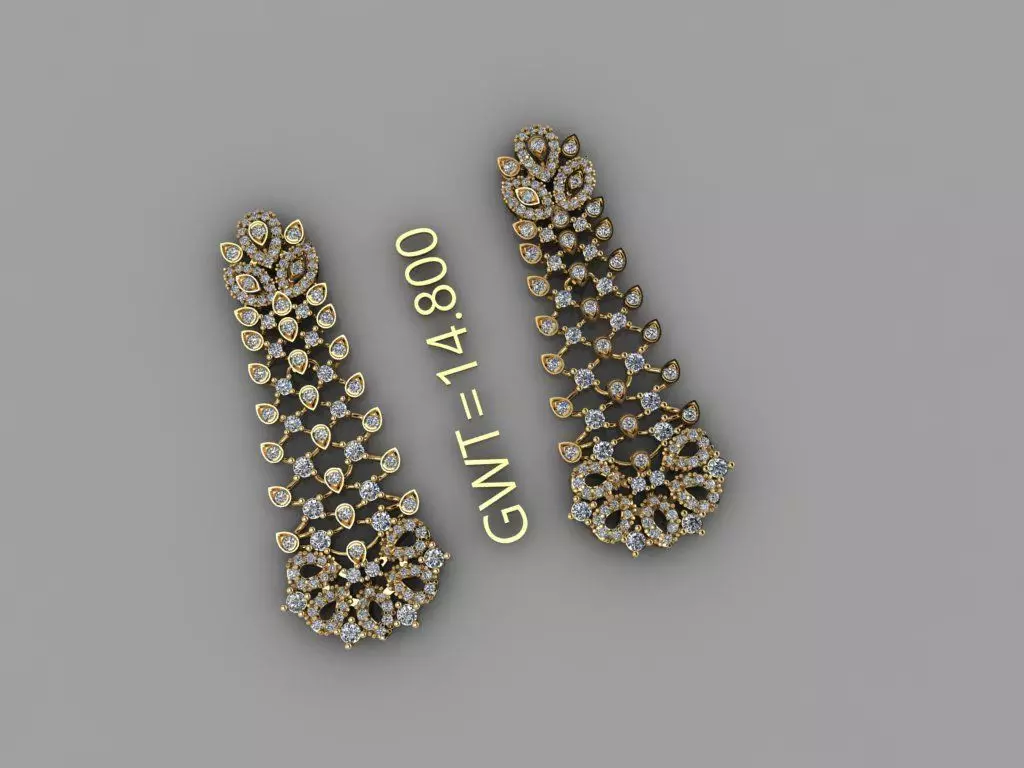 FASION EARING 3D model_2