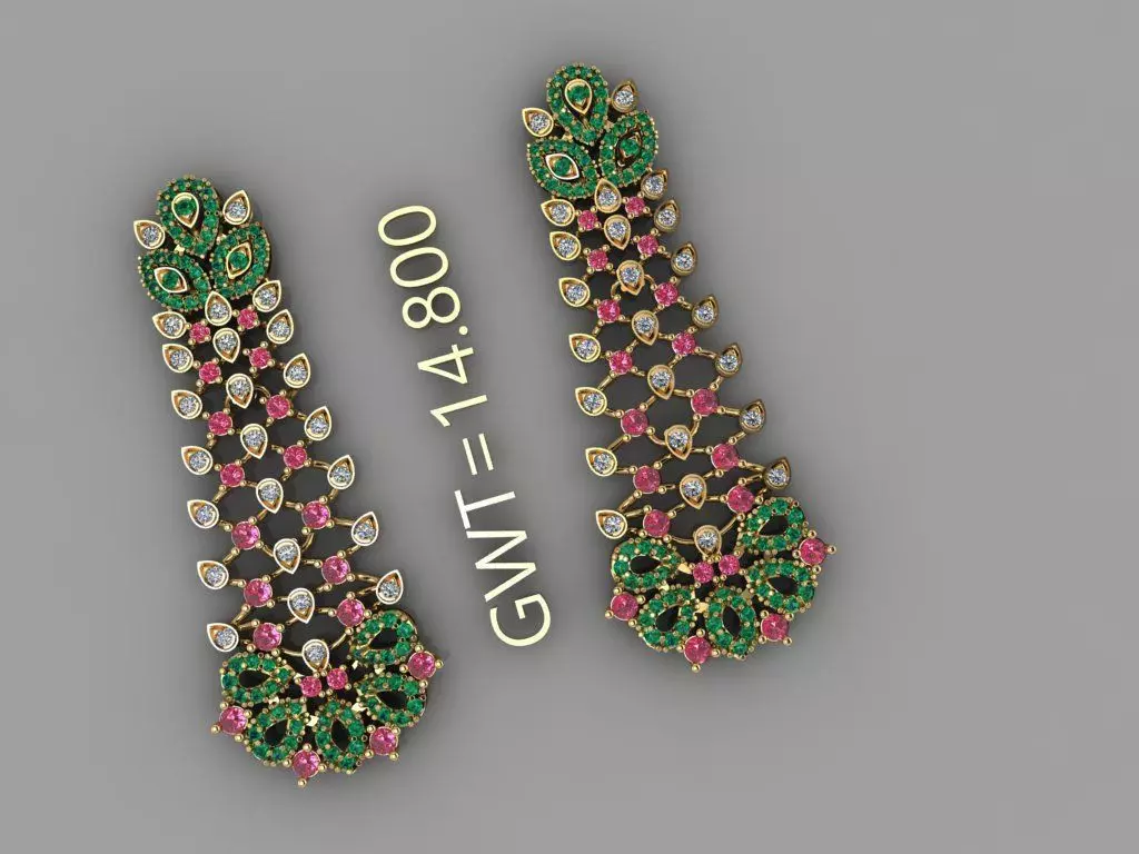FASION EARING 3D model_3