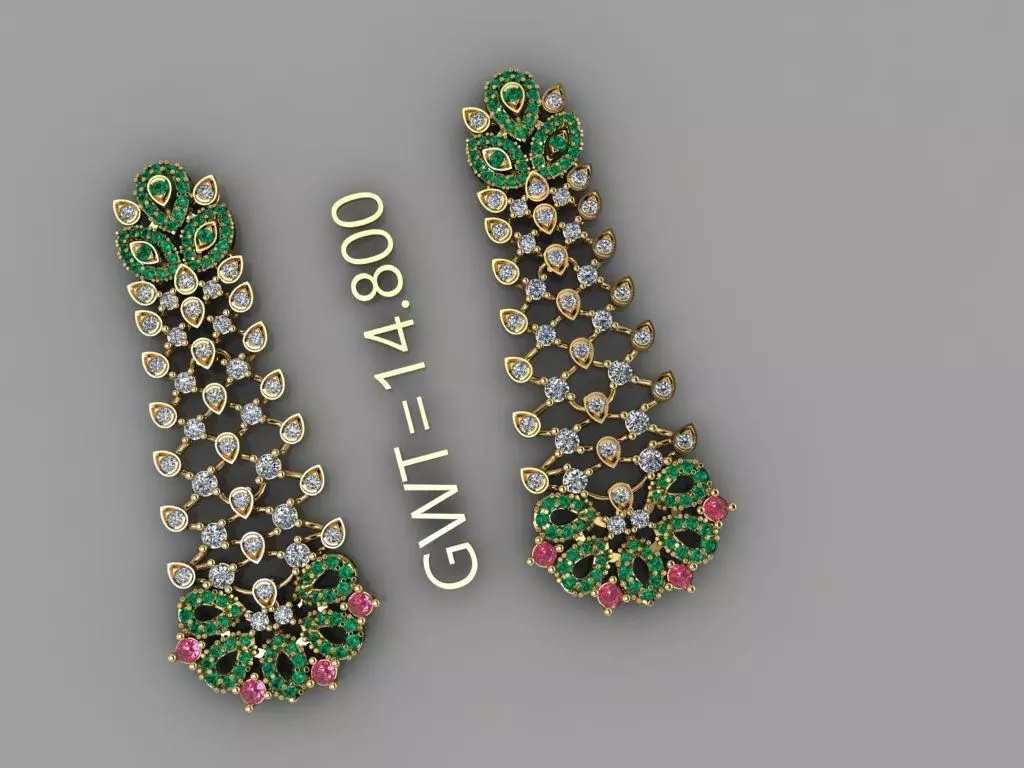 FASION EARING 3D model_0