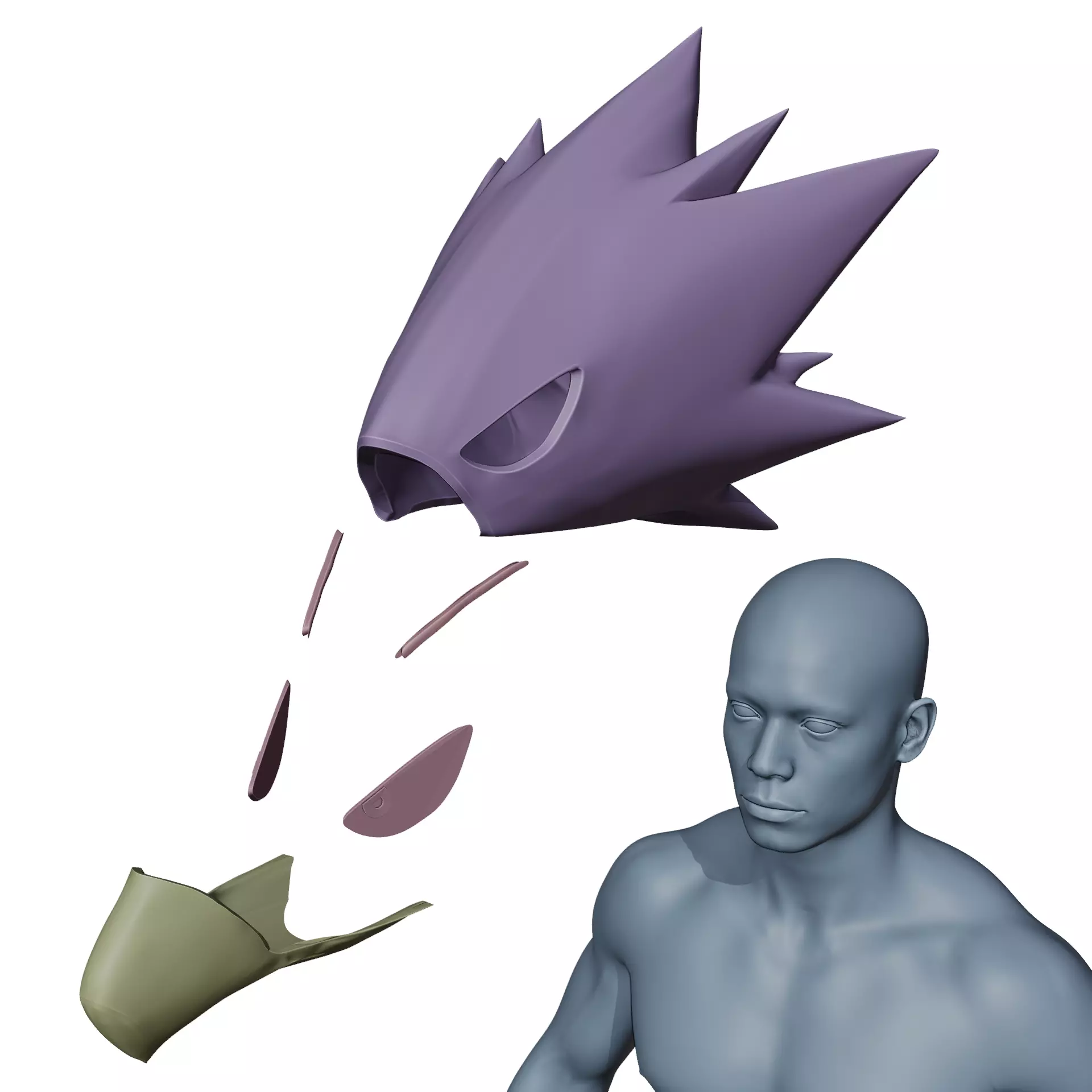 Fumikage Tokoyami 3D print model_4