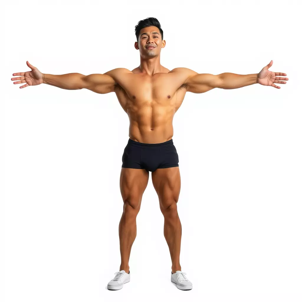 Dynamic Athletic Male Character Model Pack Low-poly 3D model_2