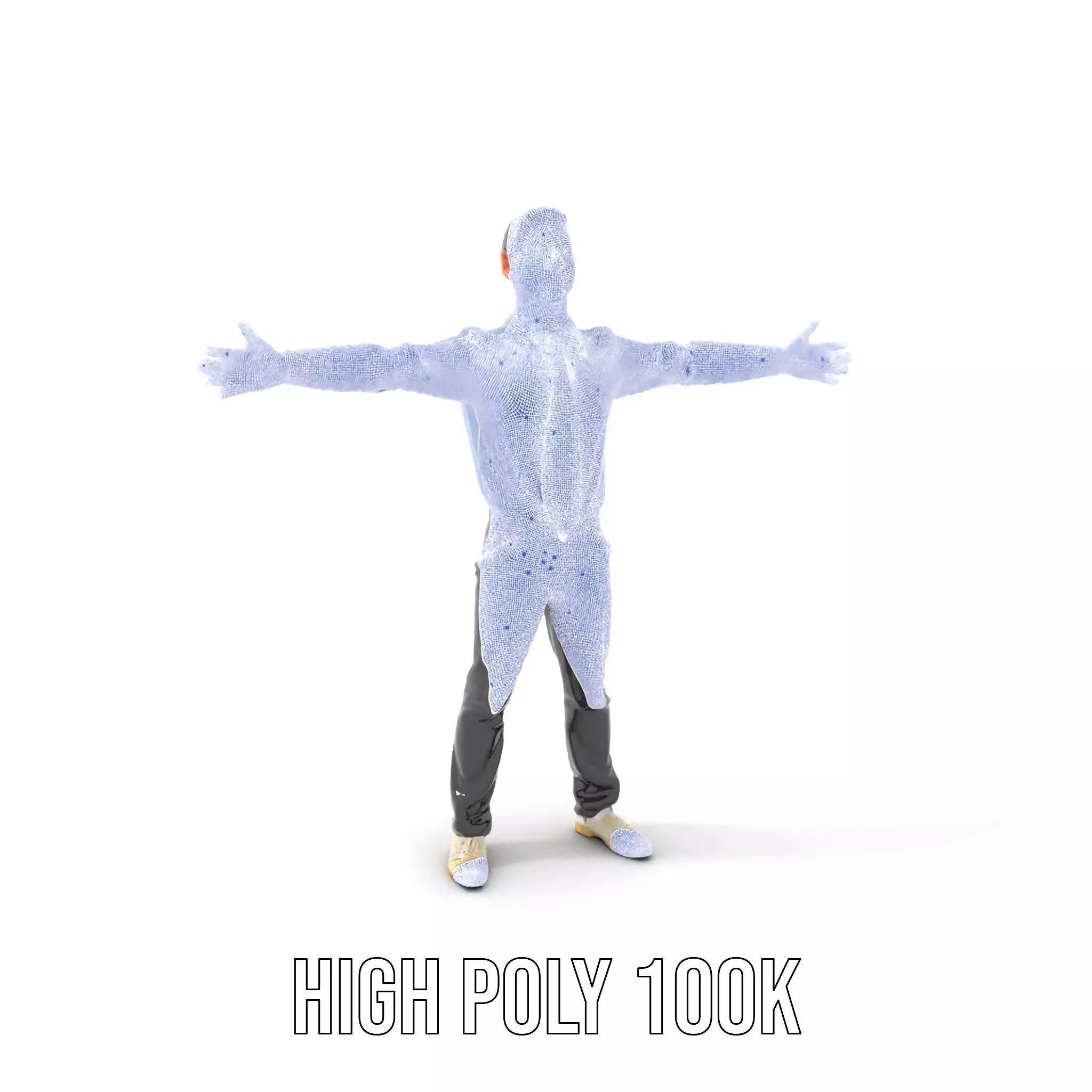 Businessman in Formal Attire Model Pack Low-poly 3D model_4