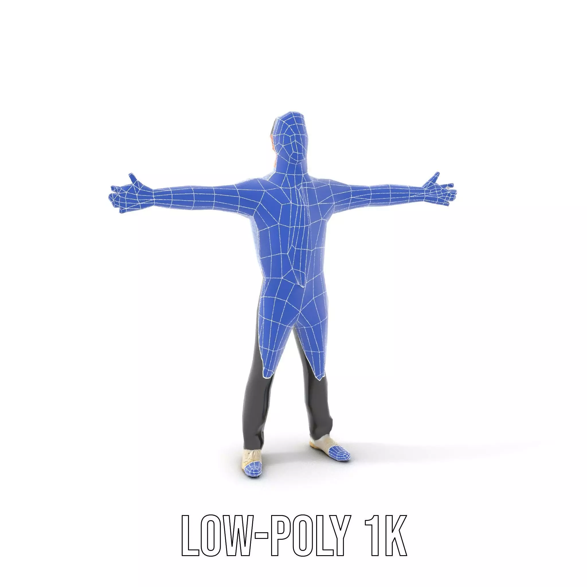 Businessman in Formal Attire Model Pack Low-poly 3D model_19