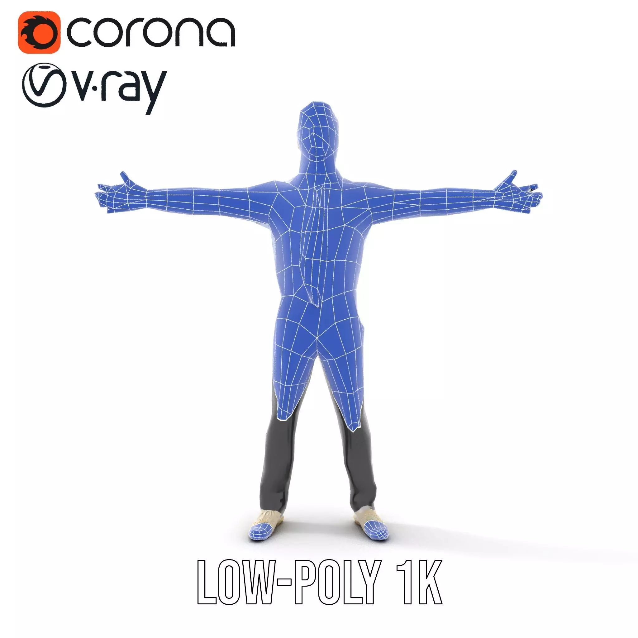 Businessman in Formal Attire Model Pack Low-poly 3D model_31