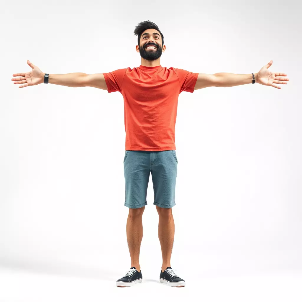 Casual Male Character Model Pack with Detailed Clothing Low-poly 3D model_2