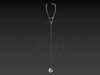 Stethoscope - Rigged 3D model_1