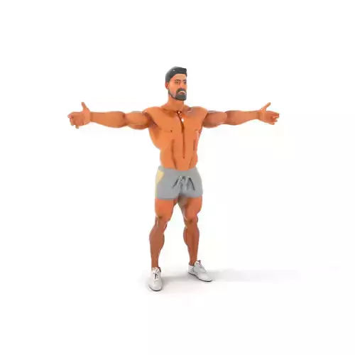 Athletic Male Shorts Model Pack