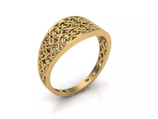 pattern ring Free 3D print model_0