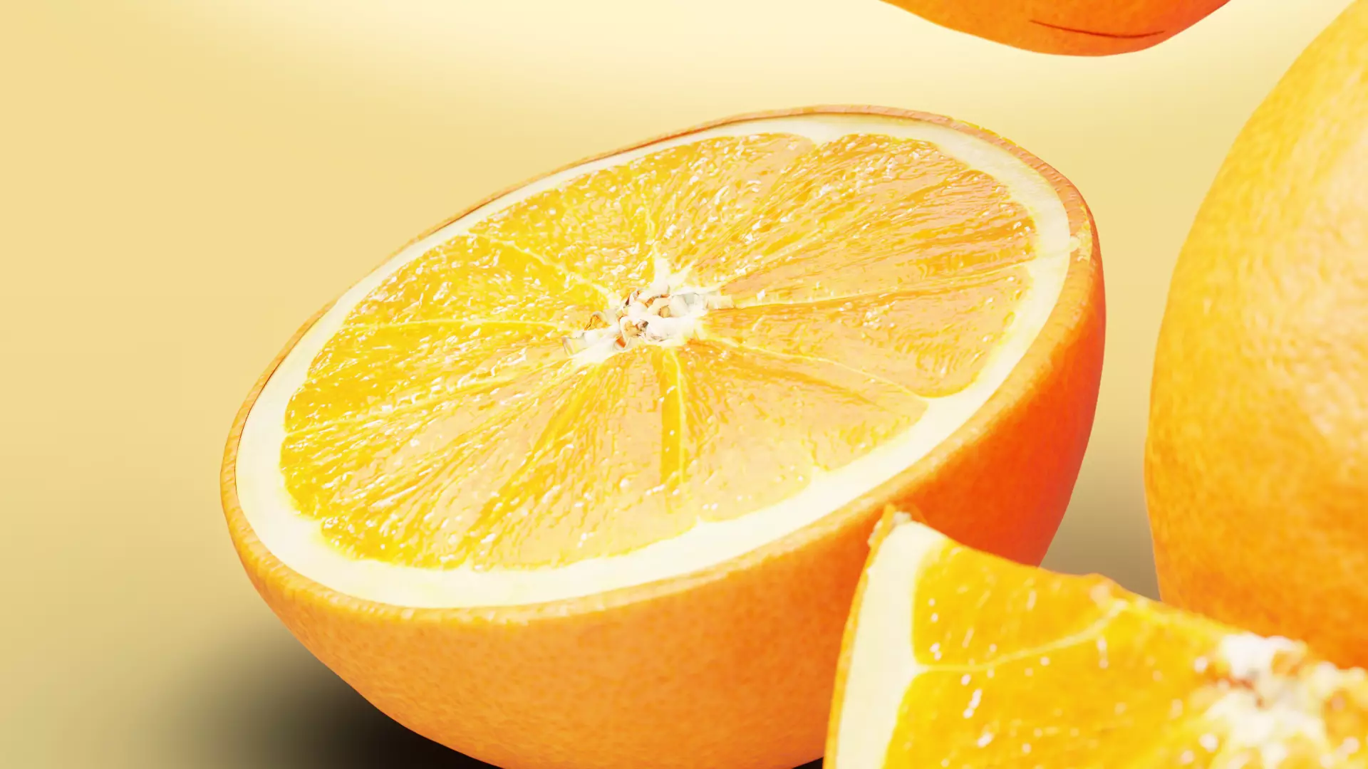 Orange Animated 3D model_12