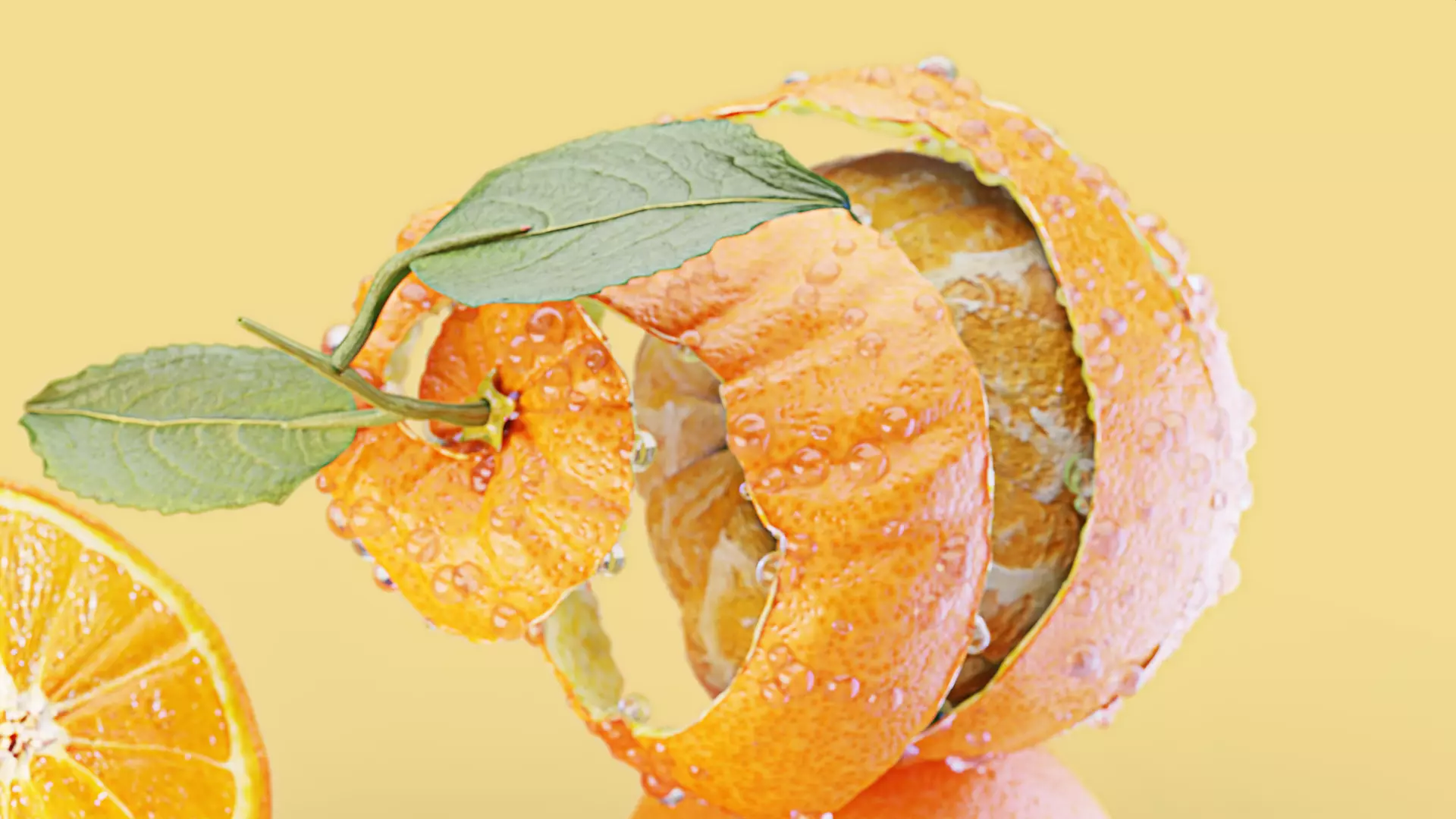 Orange Animated 3D model_17