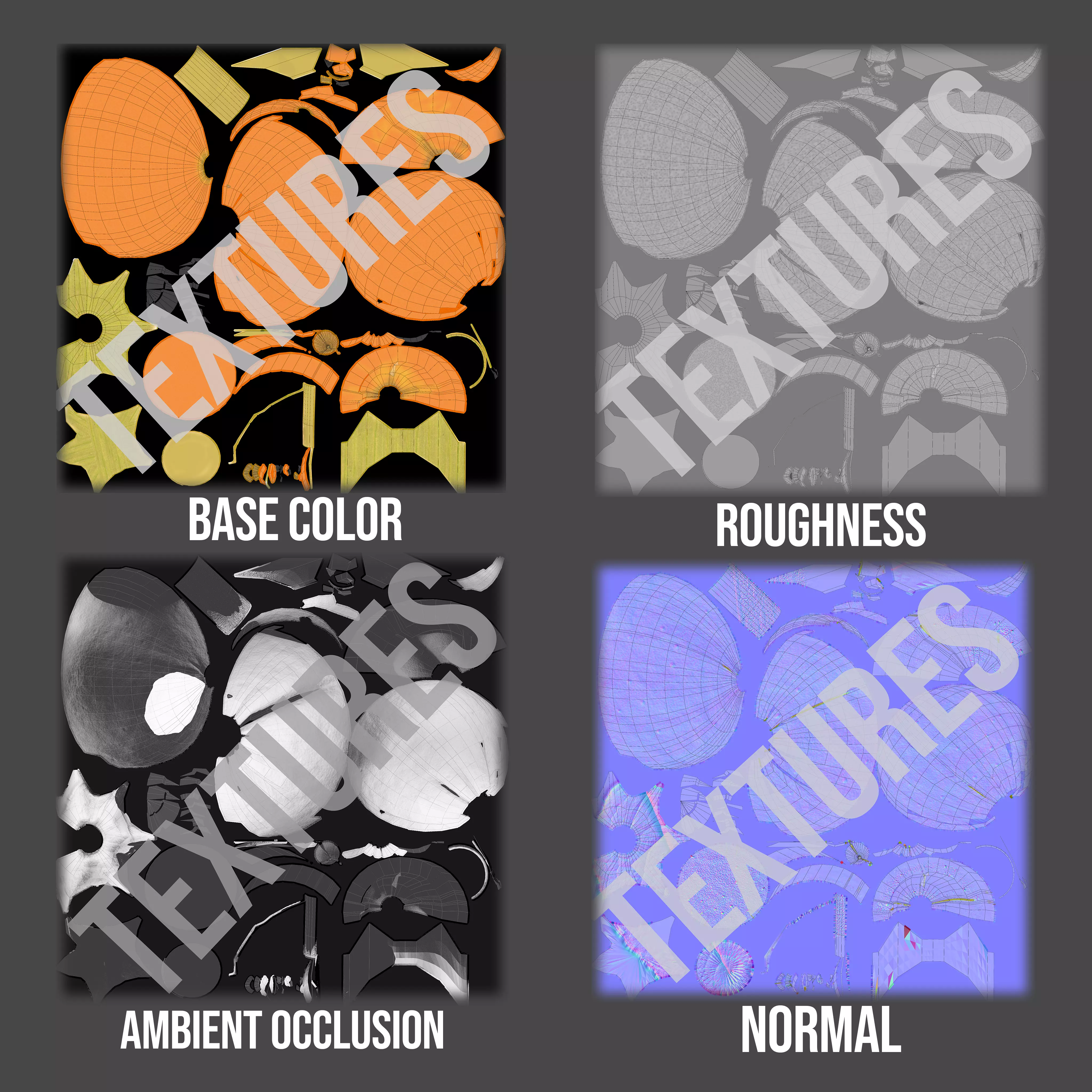 Orange Animated 3D model_28