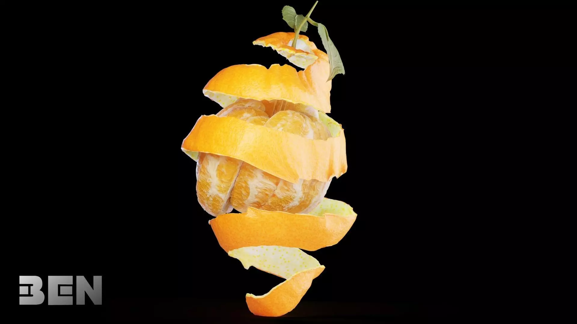 Orange Animated 3D model_18