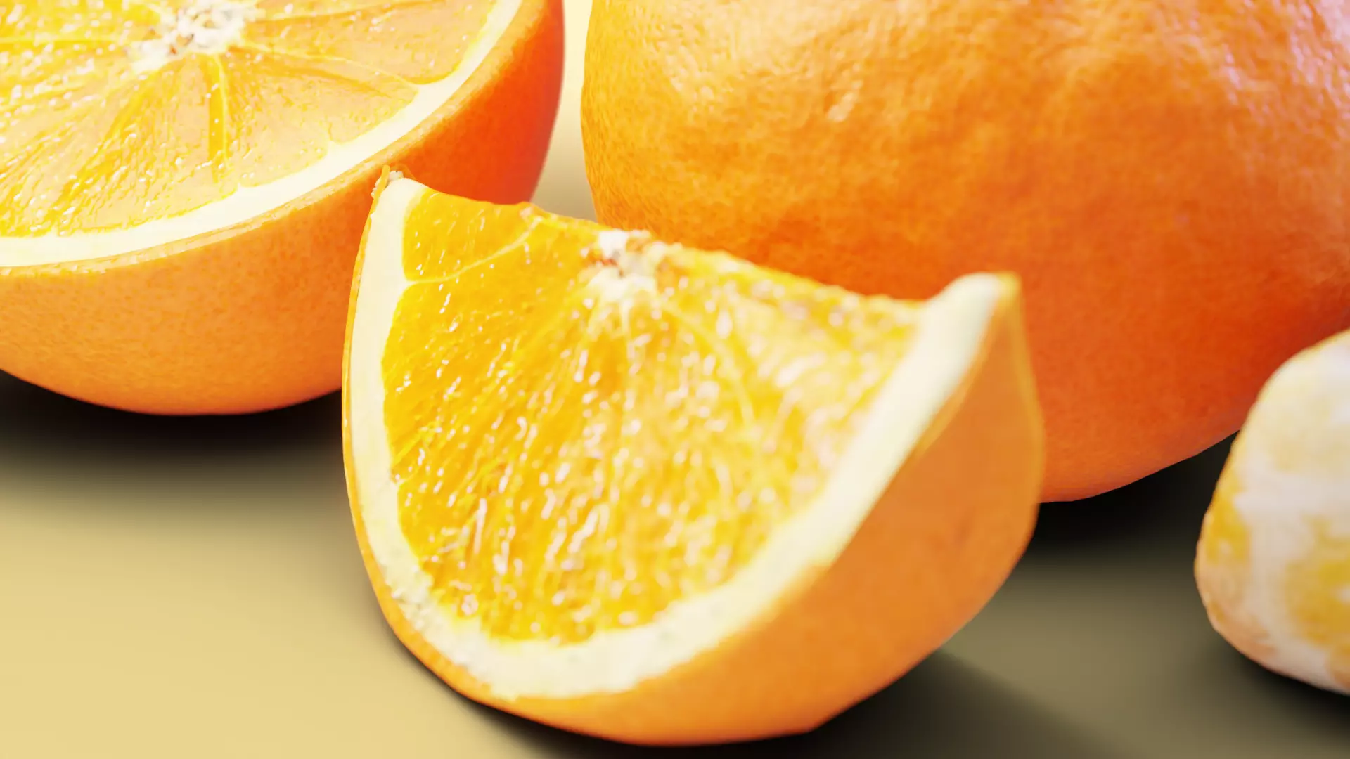 Orange Animated 3D model_11