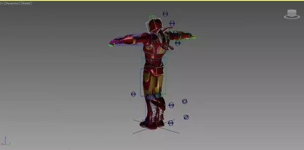 Iron Man Low-poly 3D model_2