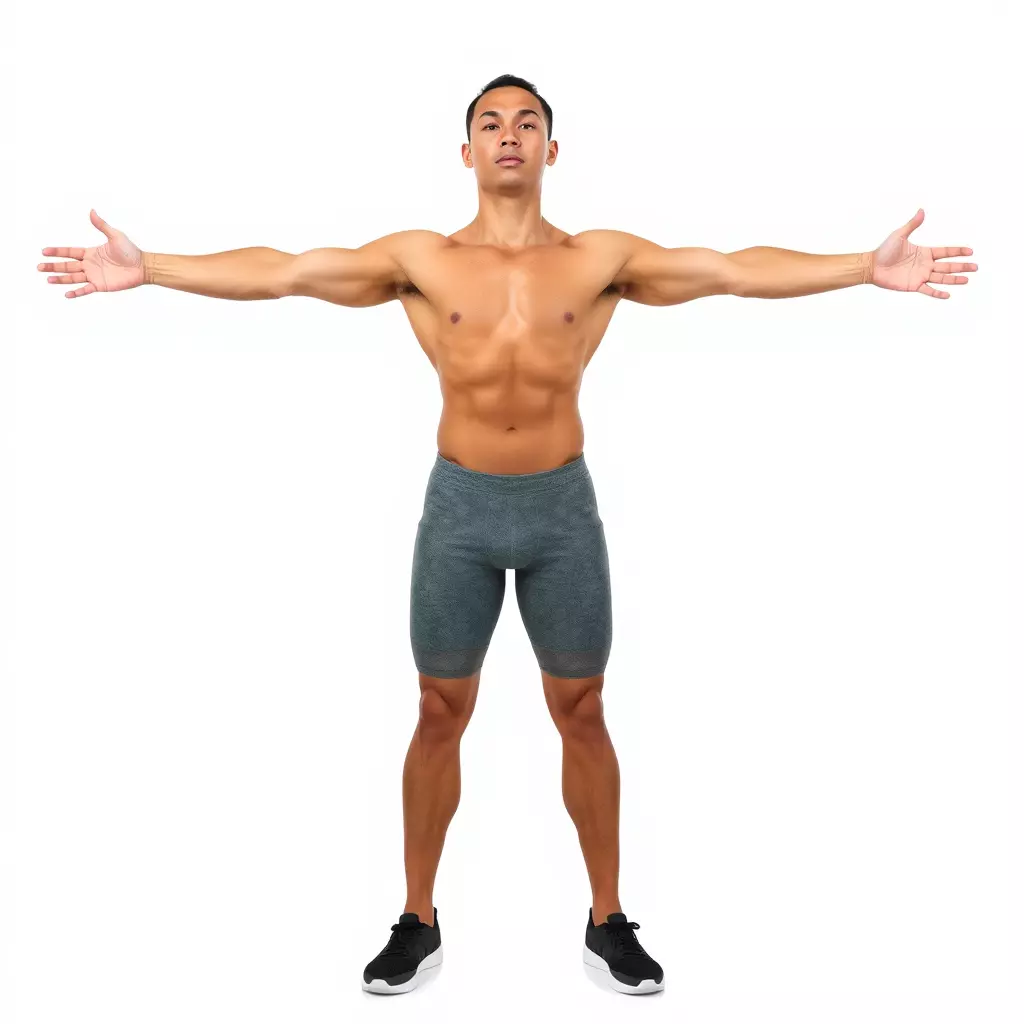 Casual Athletic Male Model Pack with Realistic Textures Low-poly 3D model_2