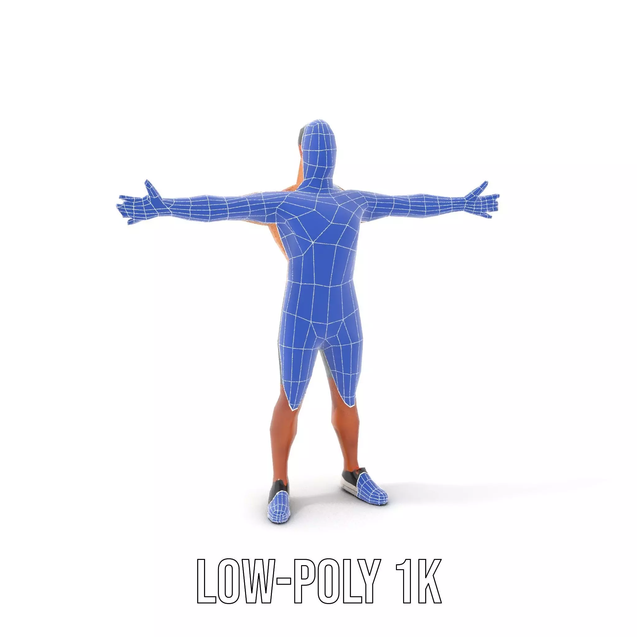 Casual Athletic Male Model Pack with Realistic Textures Low-poly 3D model_28