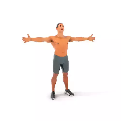 Casual Athletic Male Model Pack with Realistic Textures Low-poly 3D model Casual Athletic Male Model Pack with Realistic Textures Low-poly 3D model