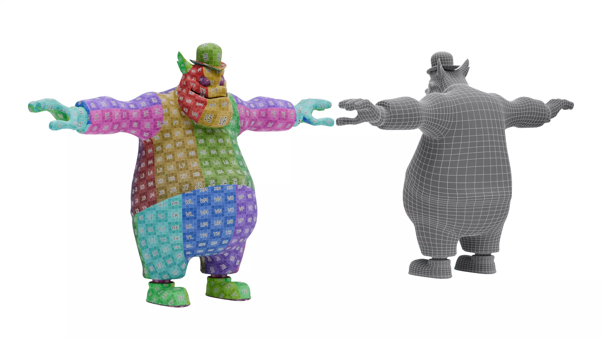 Pete Disney Low-poly 3D model_9