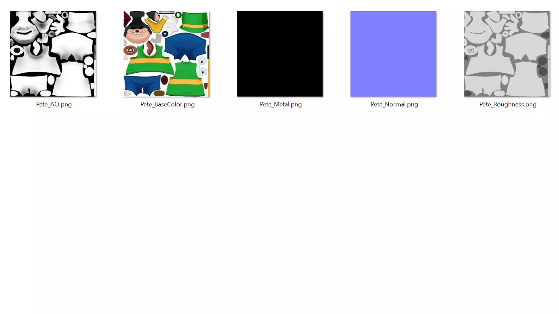 Pete Disney Low-poly 3D model_4