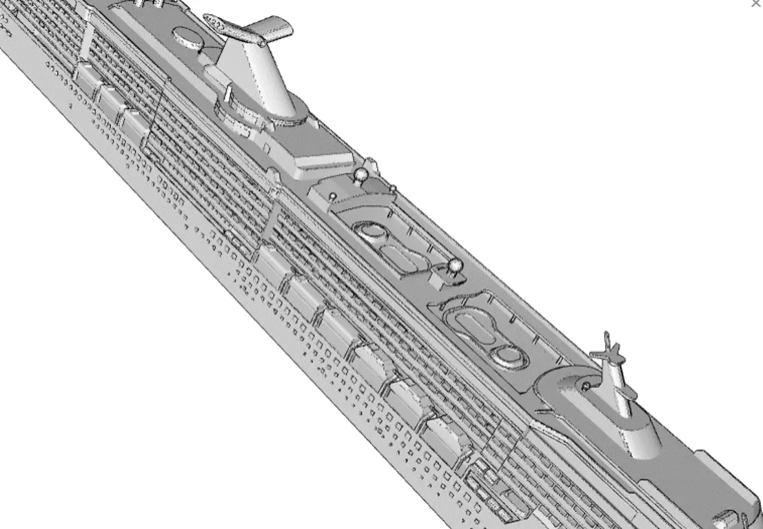 Carnival Spirit Class Cruise Ship Model 3D print model_3