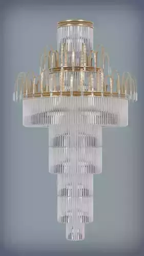 Grand Luxury Multi-Tier Crystal Chandelier